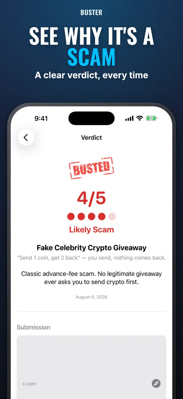 Screenshot #2 pour Scam Buster