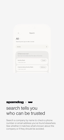 Spamdog: Scam & Spam Blocker Screenshot 10 of 10