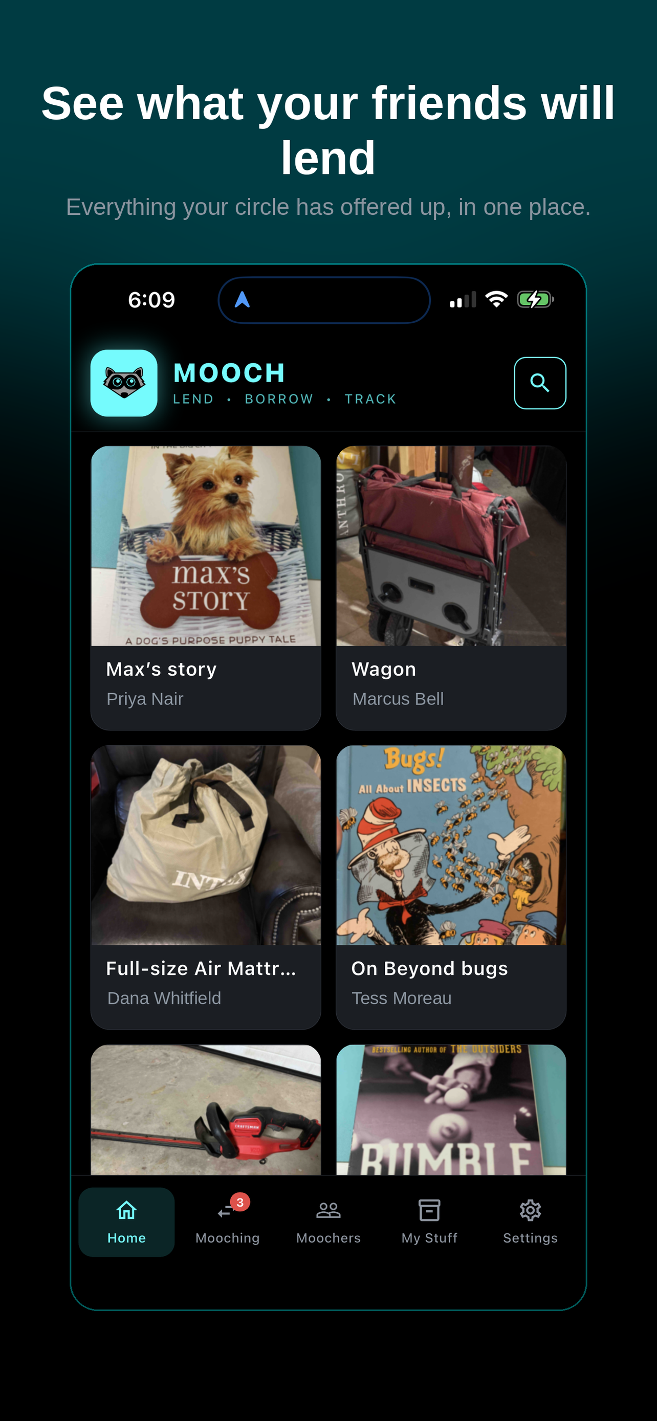 Mooch: Lend, Borrow, and Track screenshot 3