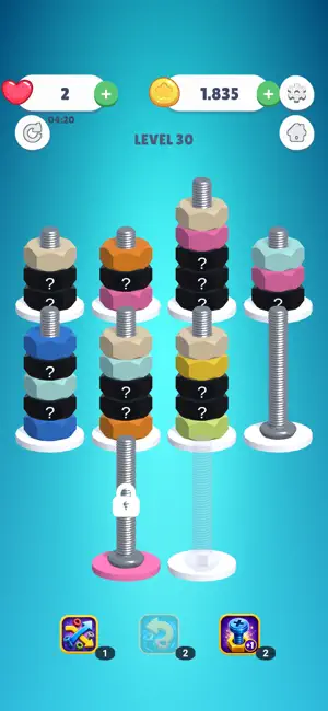Nuts & Bolts Sorting Puzzle screenshot 1
