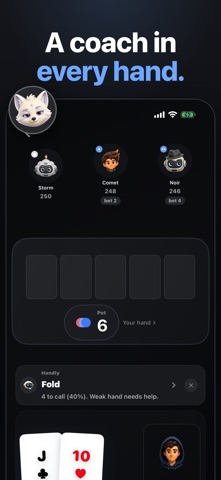 Handly: Learn Poker Offline Screenshot 2 of 5