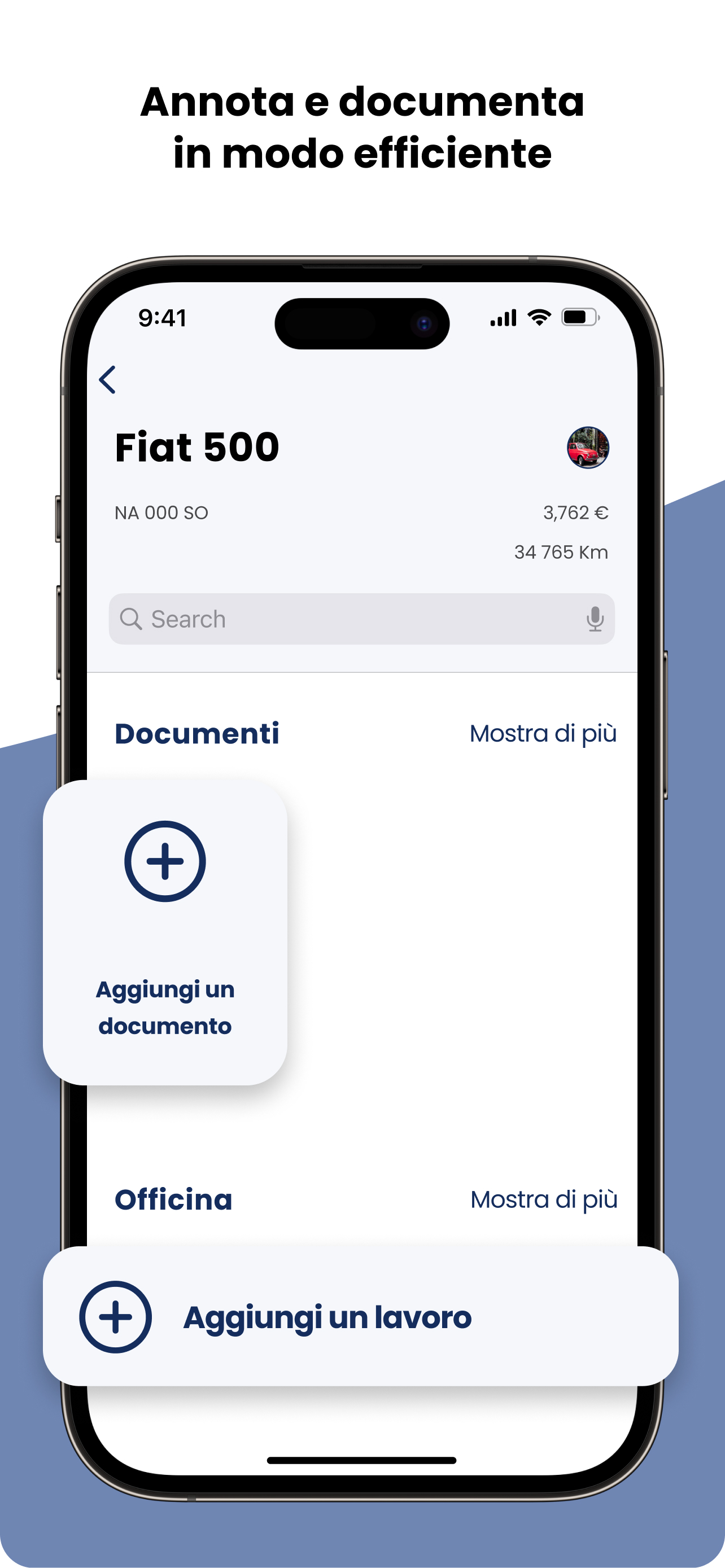 MotorLog: Gestione Veicoli