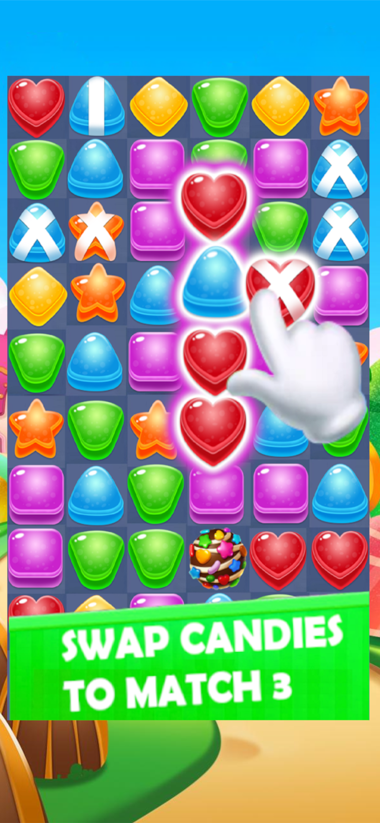Candy Match 3: Sweet Puzzle screenshot 3