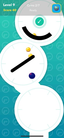Drag The Blue Ball iPhone screenshot