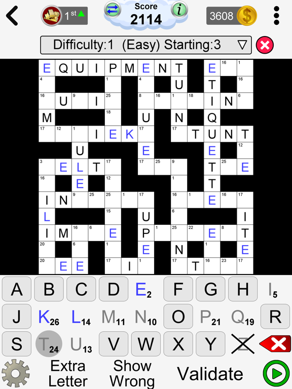 Arrow Crossword & Other Games iPad screenshot 9 - Games app