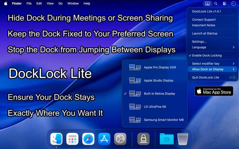 #1. DockLock Lite (macOS) 由: Ihor July