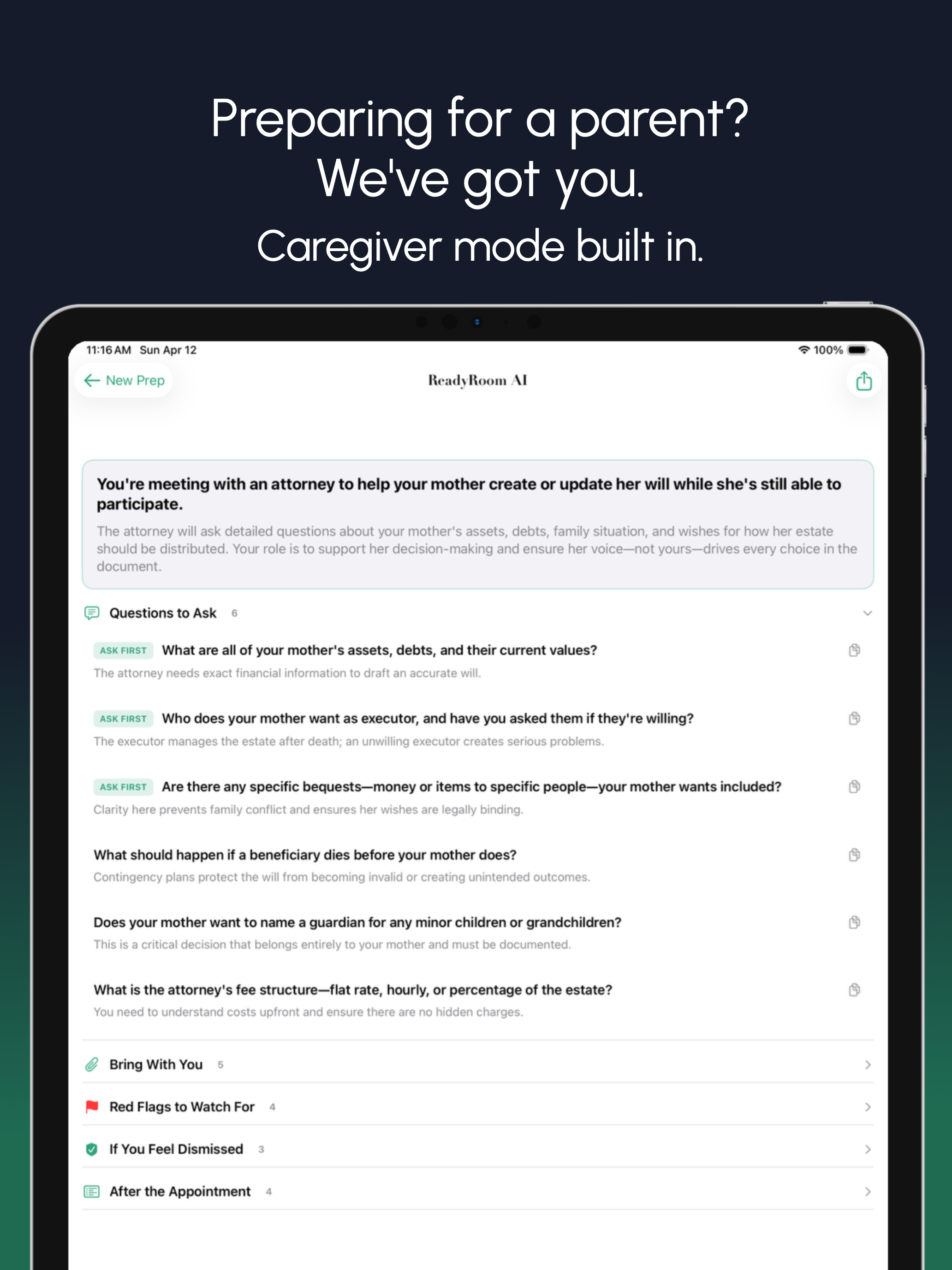 ReadyRoom AI screenshot 14
