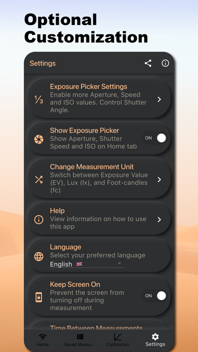 Light Meter Photography Film iPhone screenshot 8 - Photo & Video app