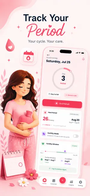 Period Tracker : My Cycle screenshot 1