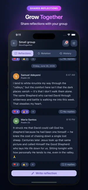 DevoTogether - Group Devotions screenshot 1