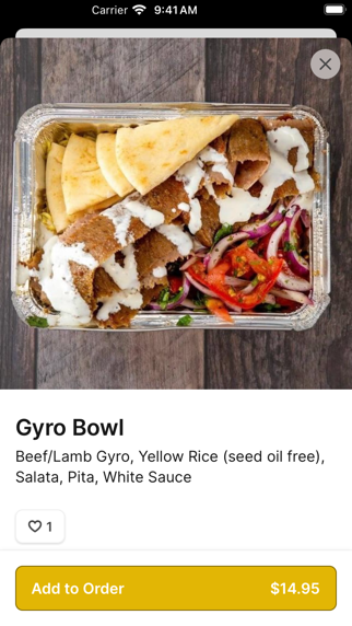 Akhis Authentic Shawarma iPhone screenshot 4 - Food & Drink app