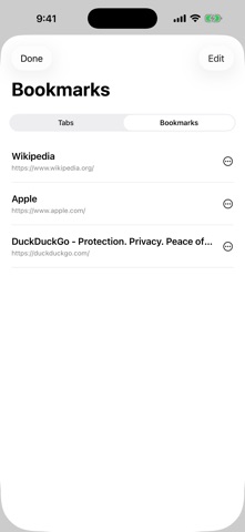 Koga Browser iPhone screenshot