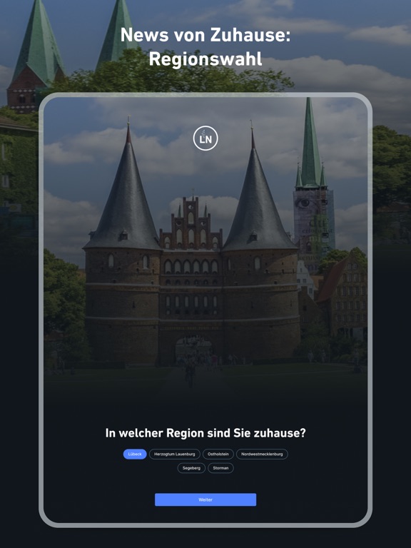 LN - Nachrichten und Podcast iPad screenshot 5 - News app