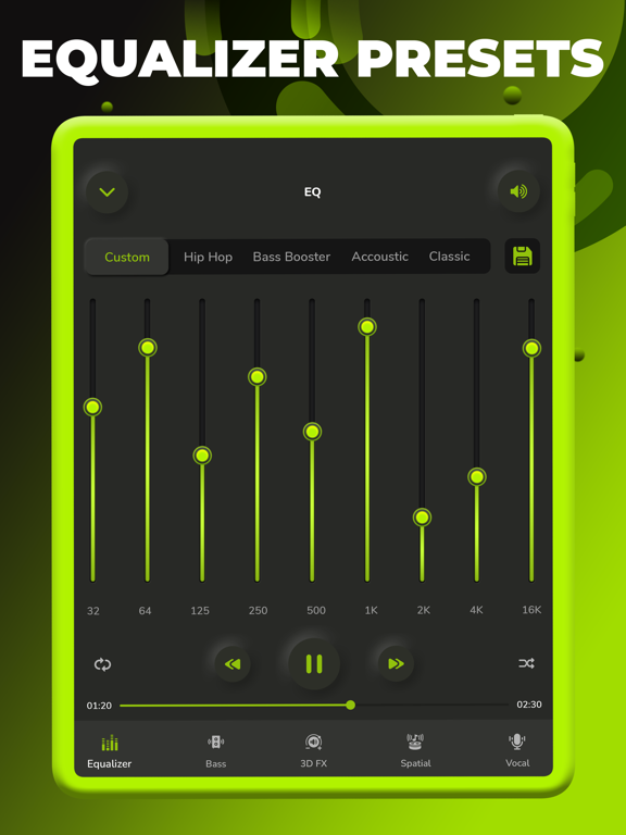 Screenshot #5 pour Volume Booster - Equalizer FX