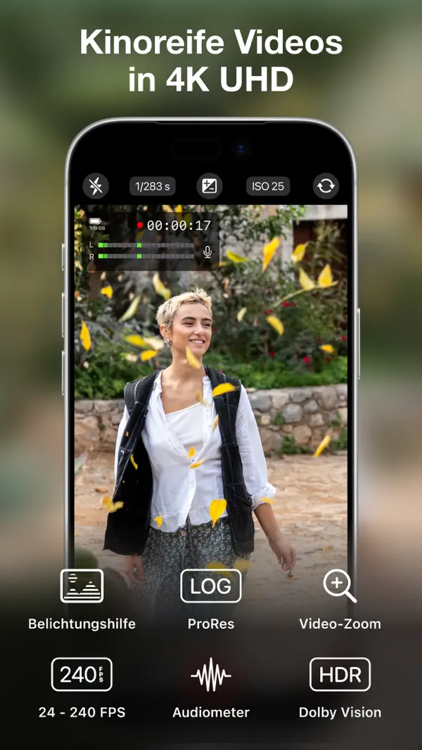 ProCamera. iPhone App Screenshot 7 – Foto & Video