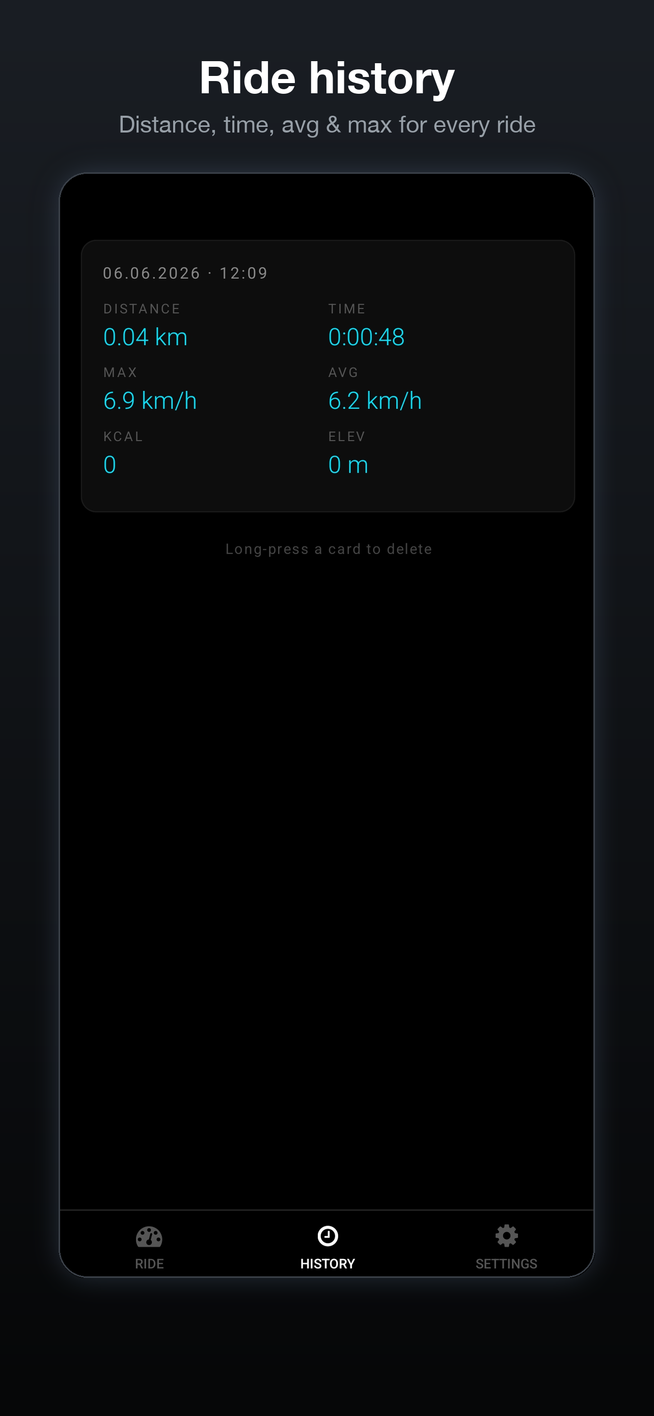 DarkSpeed: Bike Speedometer screenshot 5