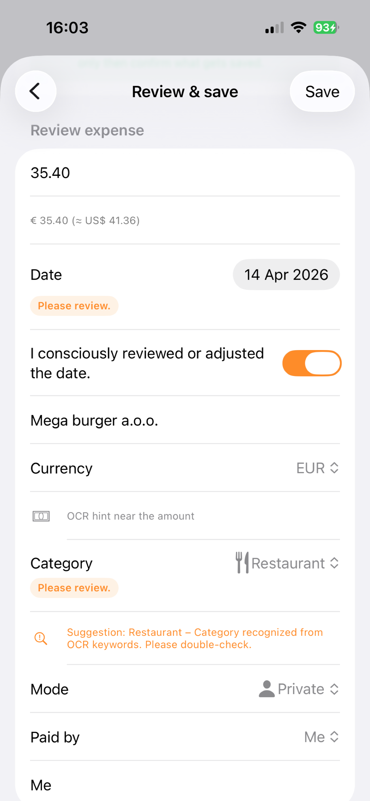 BonBudget screenshot 3