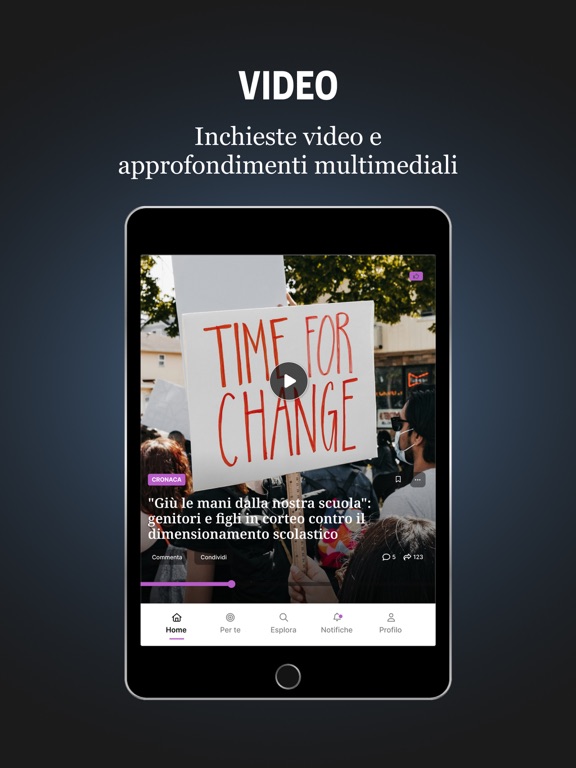 FirenzeToday iPad screenshot 5 - News app