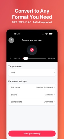 MP3 Converter -Audio/Video Screenshot 2 of 4