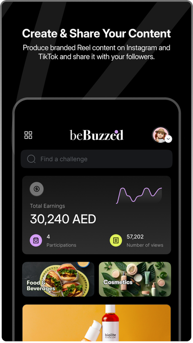 beBuzzed - Earn from Reels Screenshot