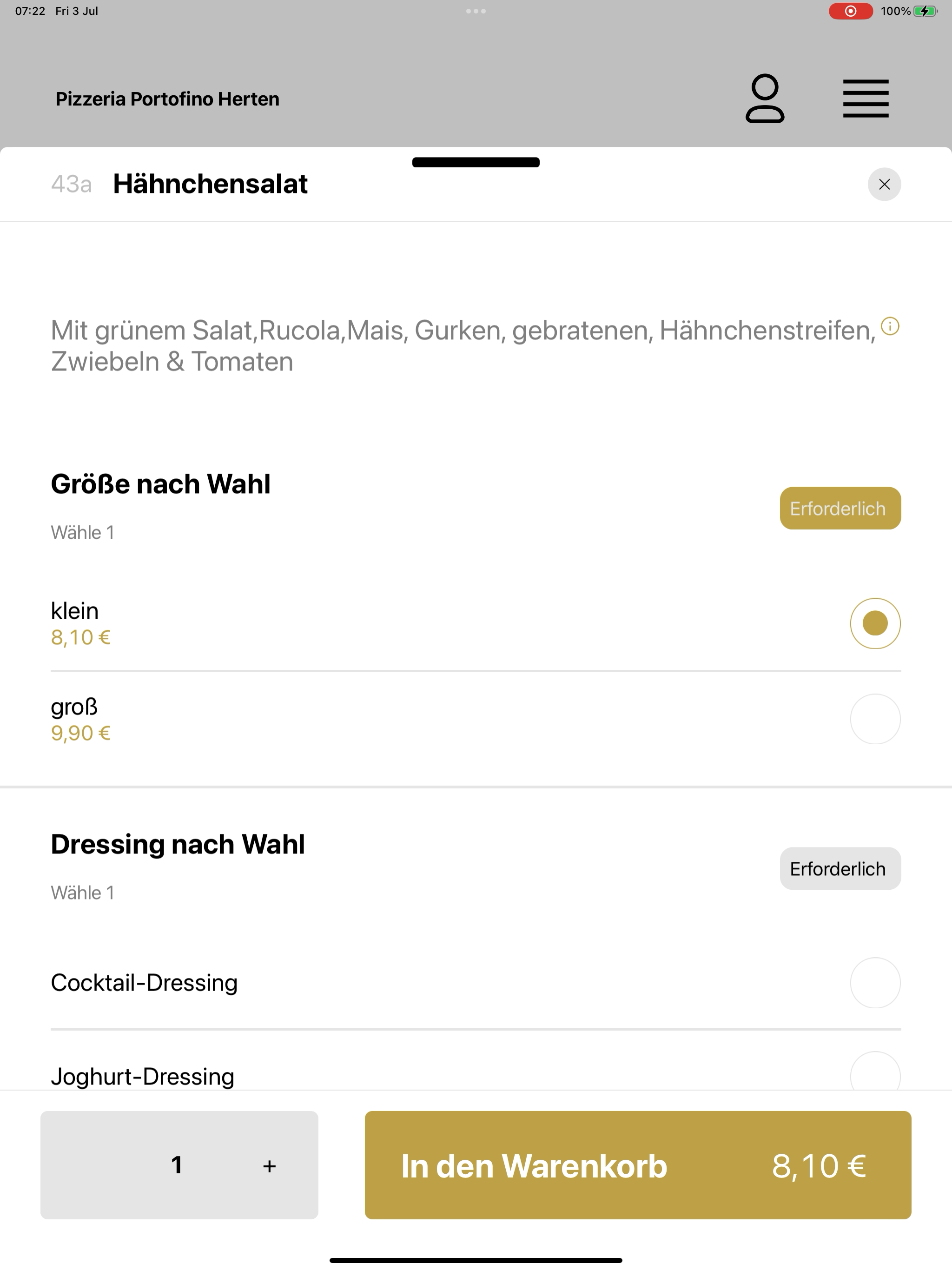 Pizzeria Portofino Herten screenshot 15