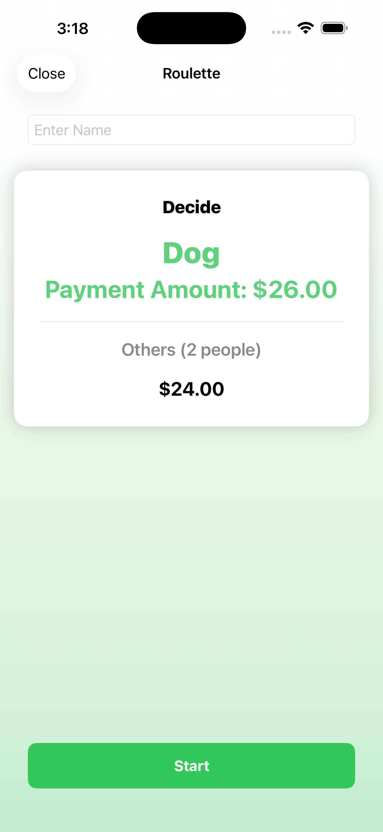 Split Calculator : Shared Pay
