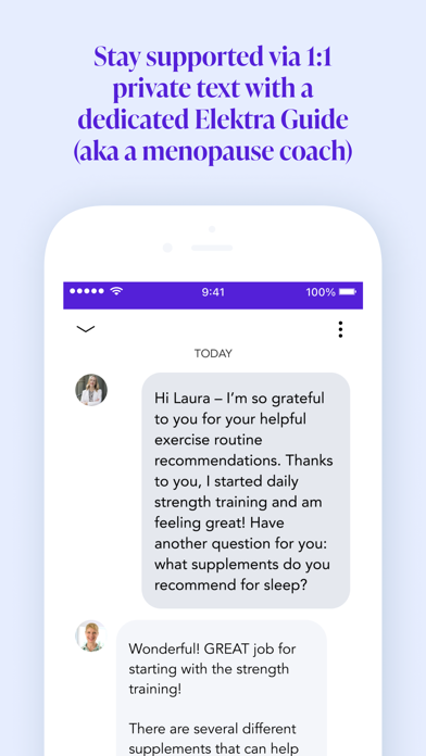 Elektra Health iPhone screenshot 2 - Health & Fitness app