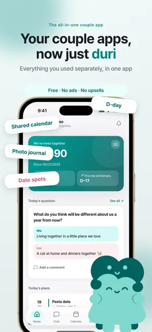 duri - All-in-One Couple App screenshot 1