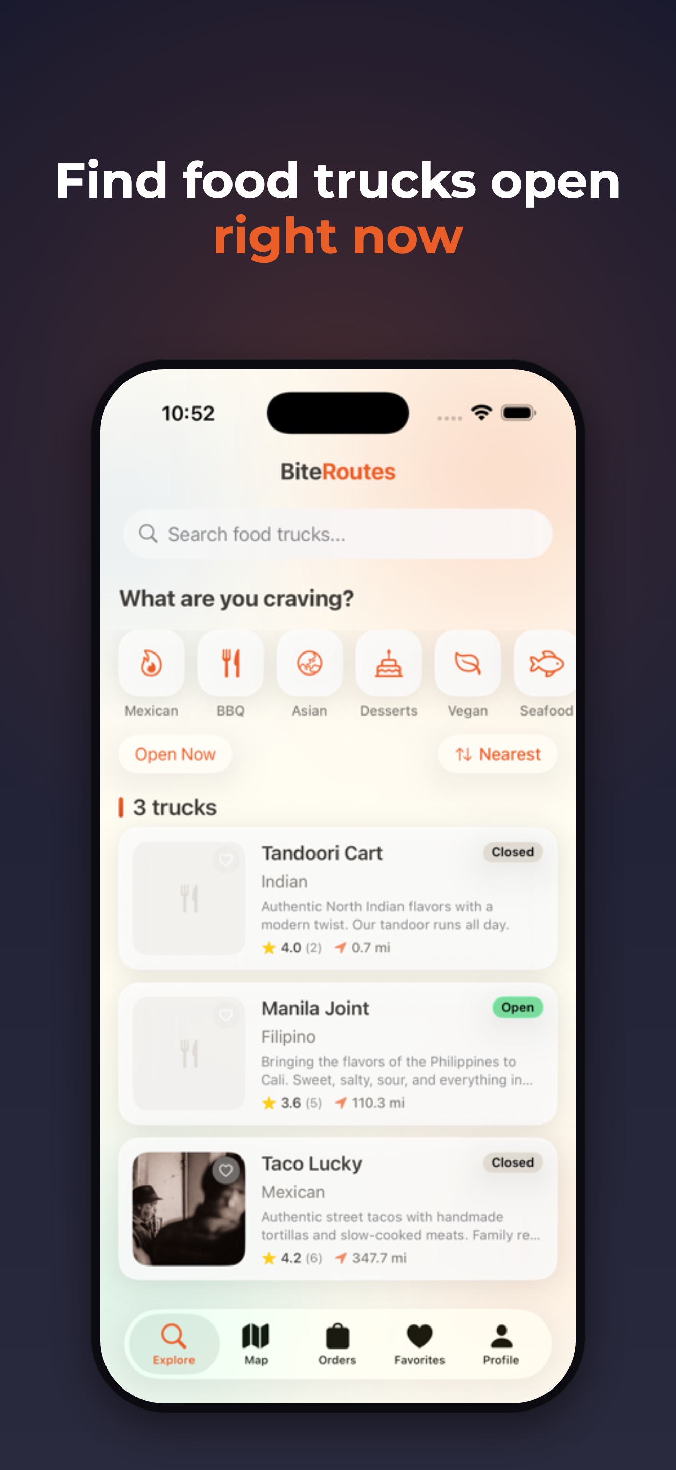 BiteRoutes: Food Trucks screenshot 5