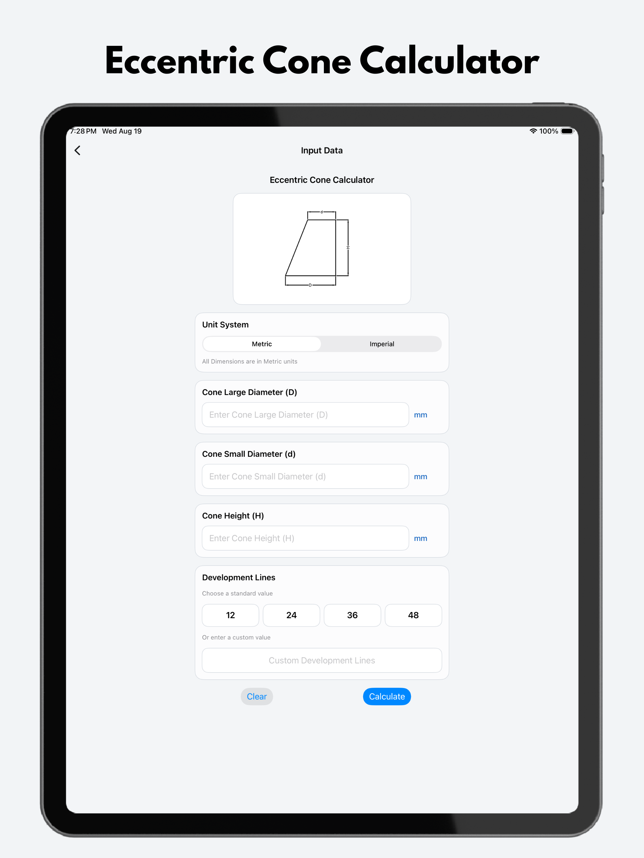 Cones Calculator Pro screenshot 14