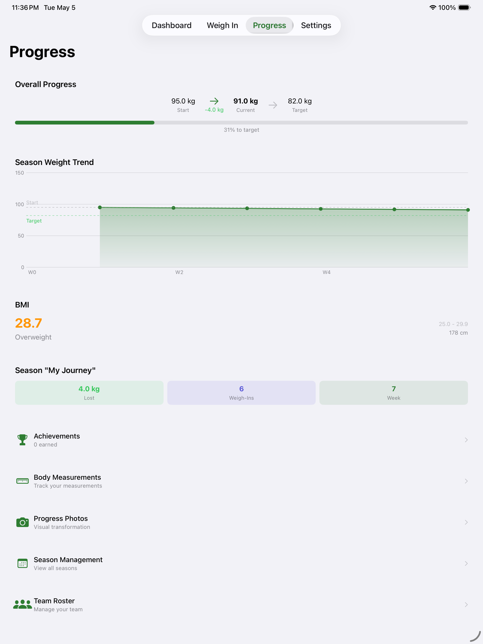 Kickoff: Weight Loss & Fitness screenshot 7