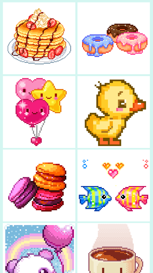 #2. Color by number: Pixel drawing (iOS) 由: Concolor - Educational learning games for kids & toddlers