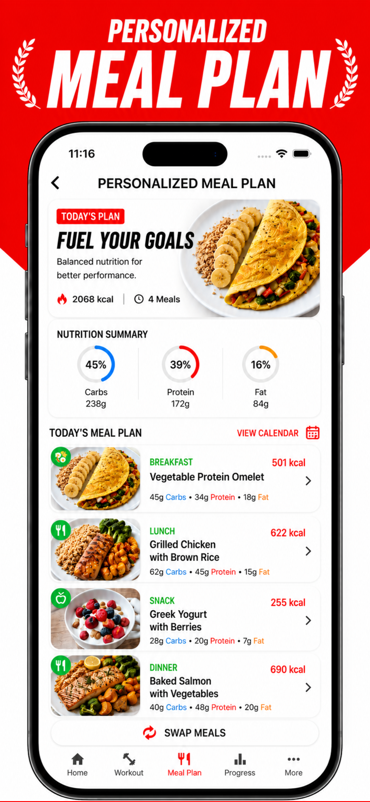 Gym Guide: Workout & Meal Plan screenshot 3