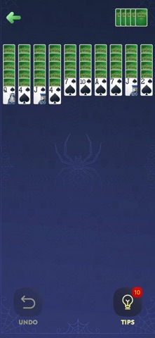 Spider Solitaire: Dark Weave Screenshot 4 of 5