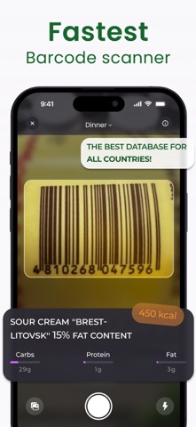 MealScan: AI Calorie Tracker iPhone screenshot