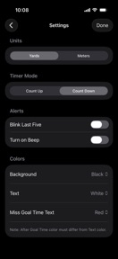 Swim Set Interval Timer screenshot