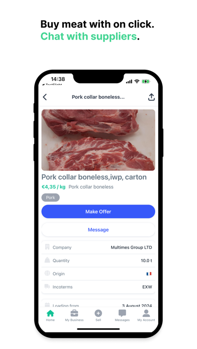 MeatBorsa - B2B Marketplace Screenshot