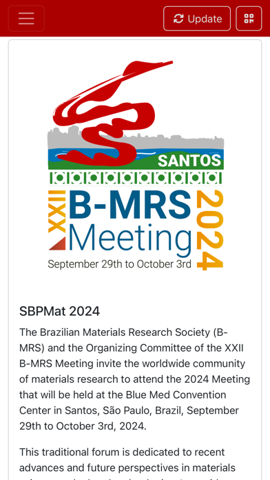 B-MRS Meeting 2024 Screenshot