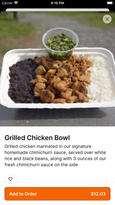 Chellas Arepa Kitchen iPhone screenshot 4 - Food & Drink app