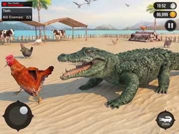 Crocodile Attack LIfe Sim 3D iPad screenshot