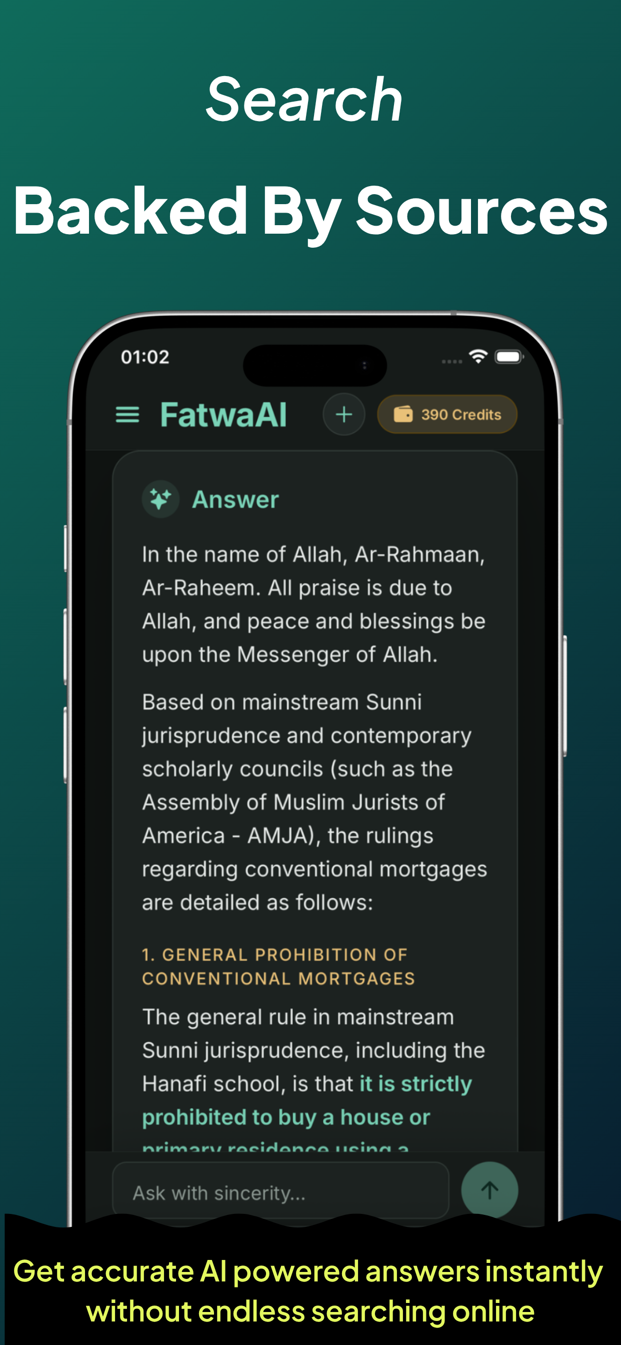Fatwa: Islamic AI Assistant screenshot 2