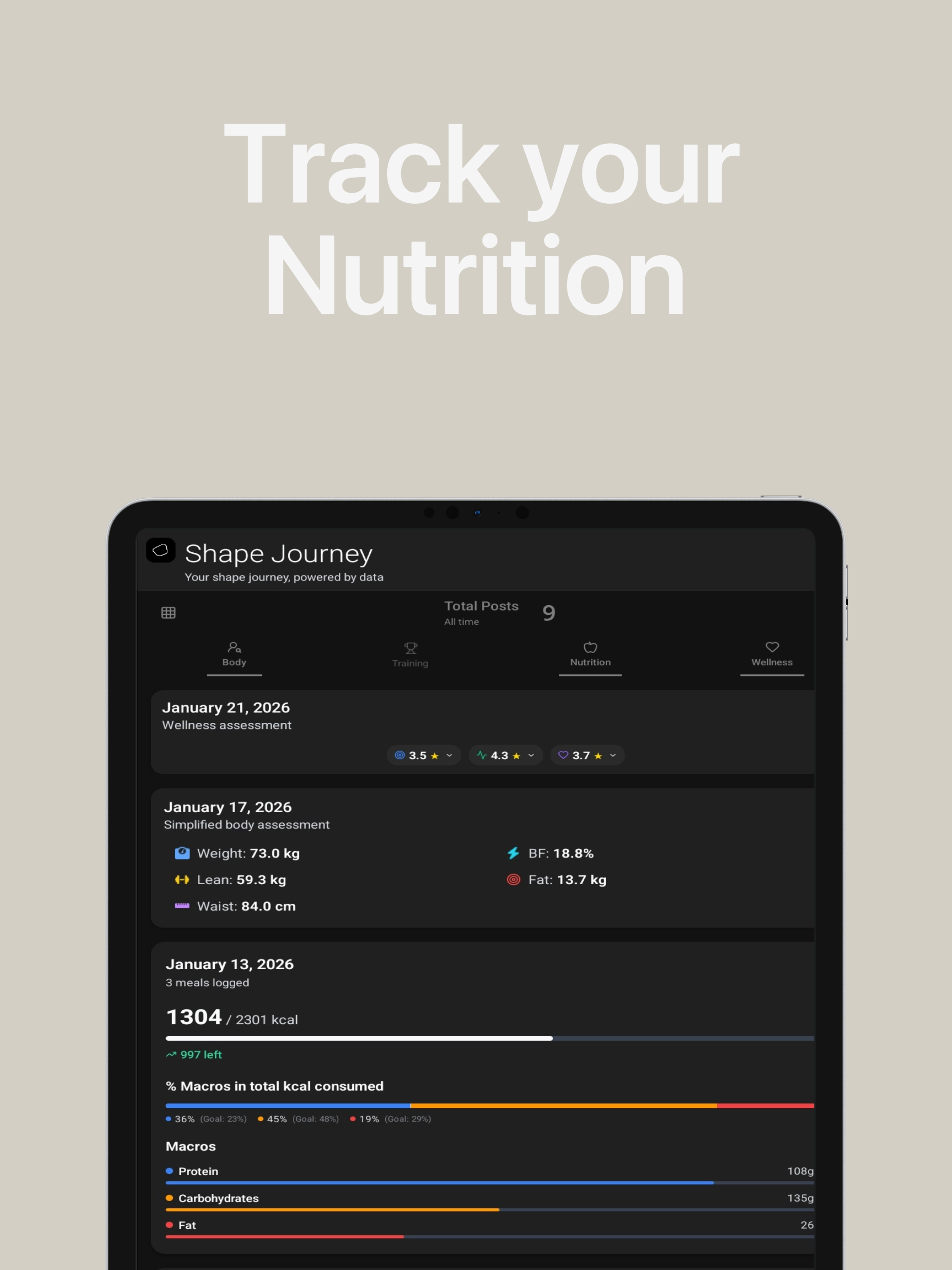 Shape Journey : Physique Hub