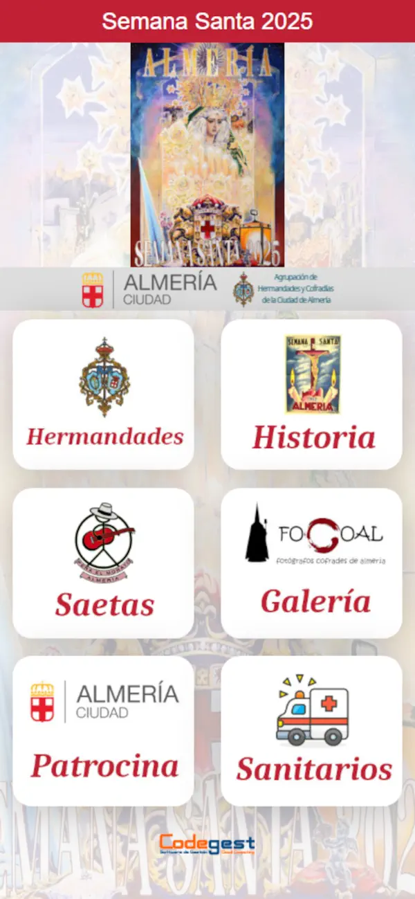 Screenshot #2 pour Guía Semana Santa Almería 2025
