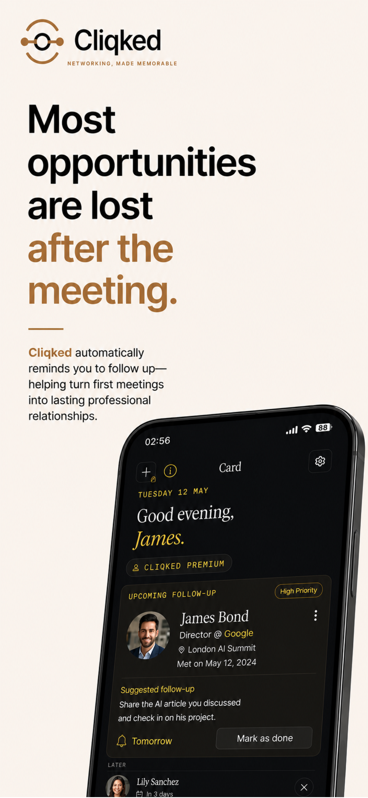 Cliqked - Smart Business Card screenshot 9