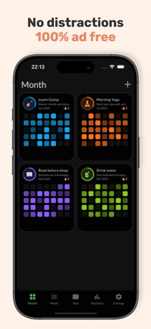 Habit Tracker - HabitGrid Screenshot 2 of 6