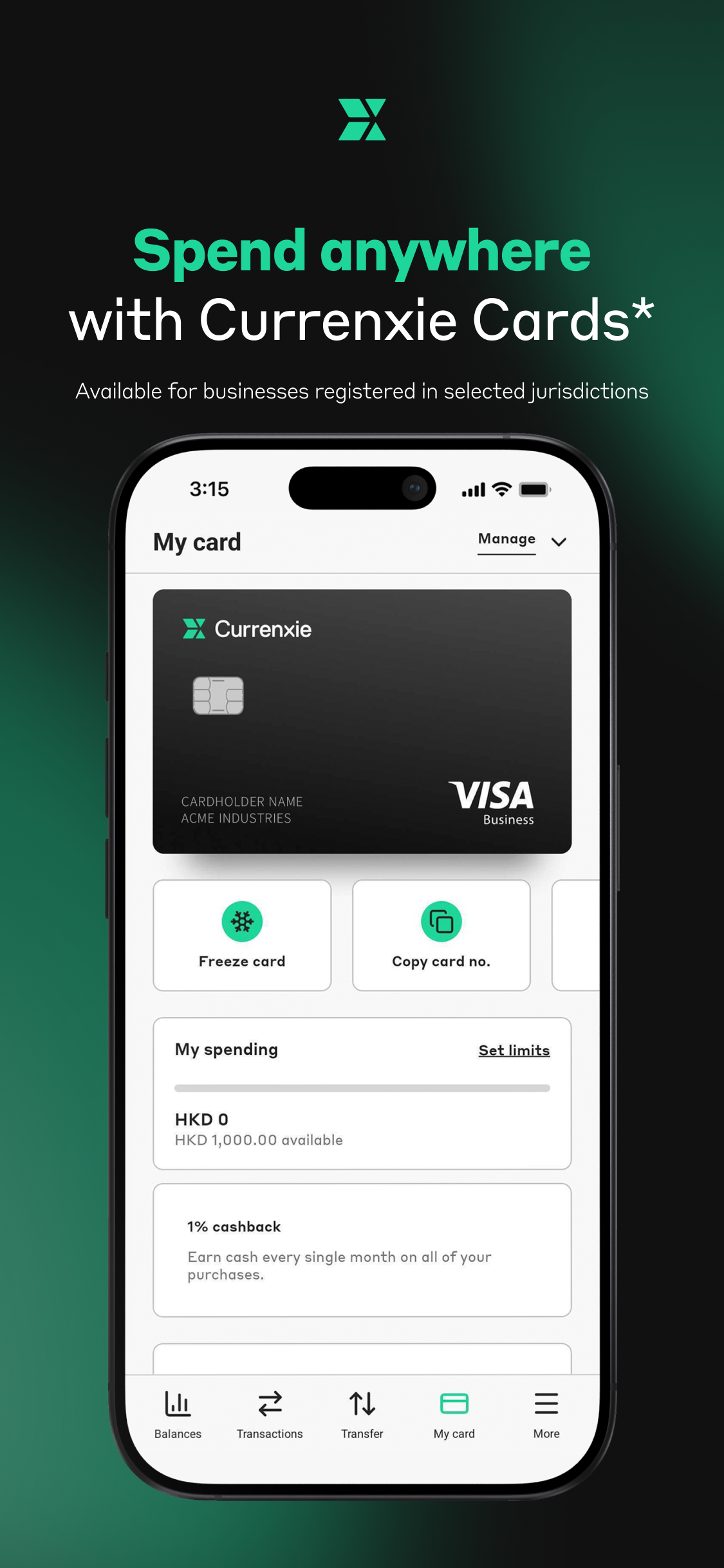 Currenxie Global Account screenshot 6