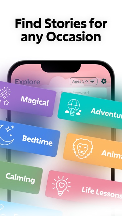 StoryNest Kids Audio Stories Screenshot