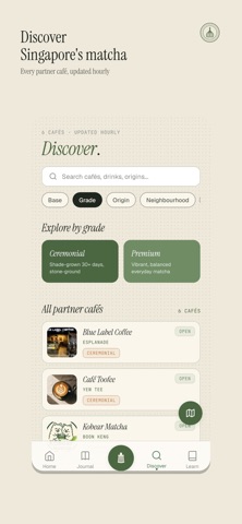 Matcha Story iPhone screenshot