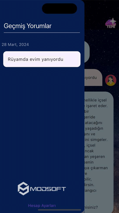 RuyaMod Yapay Zeka Rüya Tabiri Screenshot