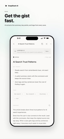 SnapStash - AI Screenshot org Screenshot 4 of 6